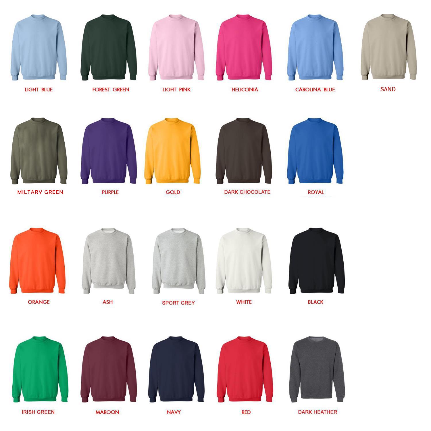 sweatshirt color chart - Zootopia 2 Shop