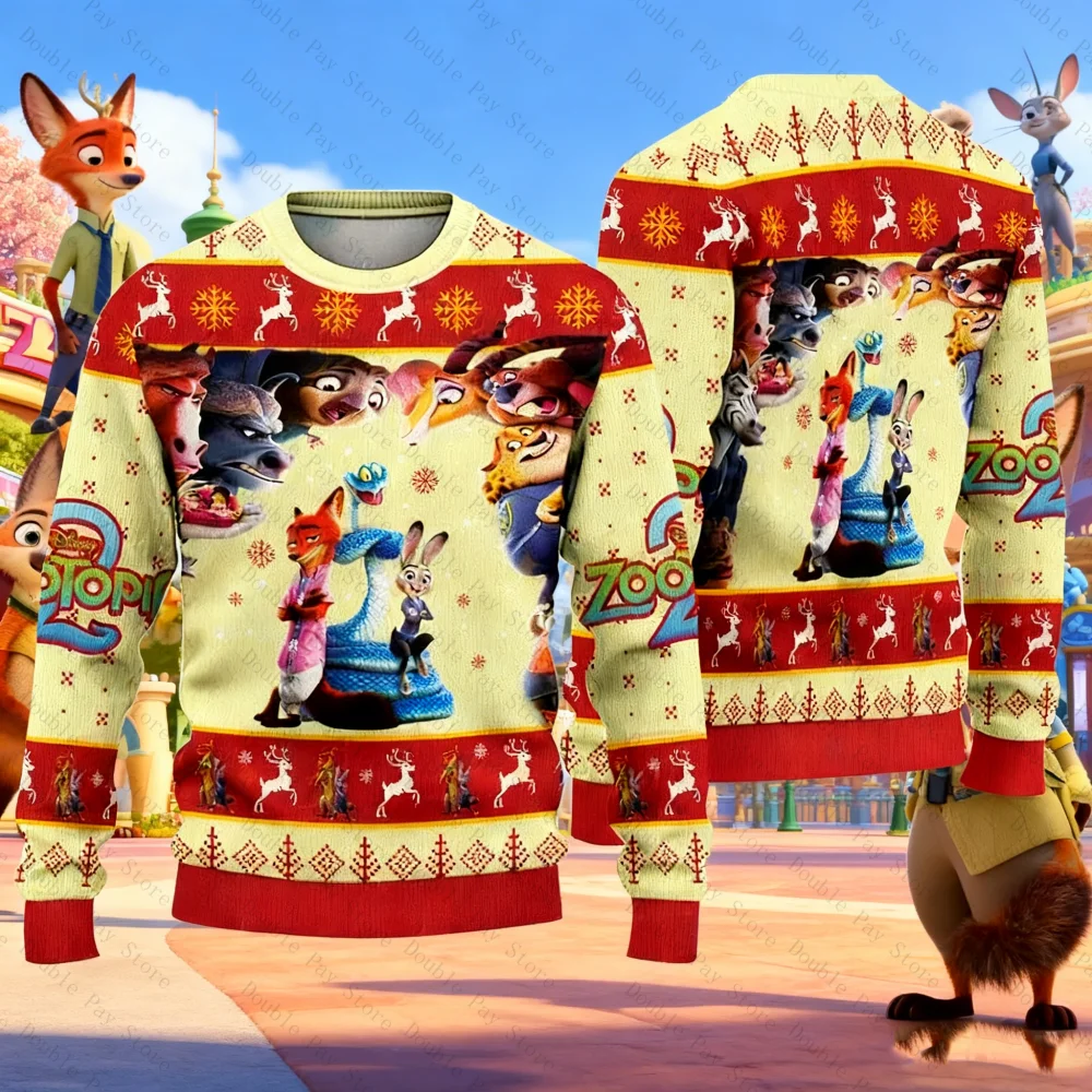 Zootopia 2 Basic Ugly Christmas Sweatshirt