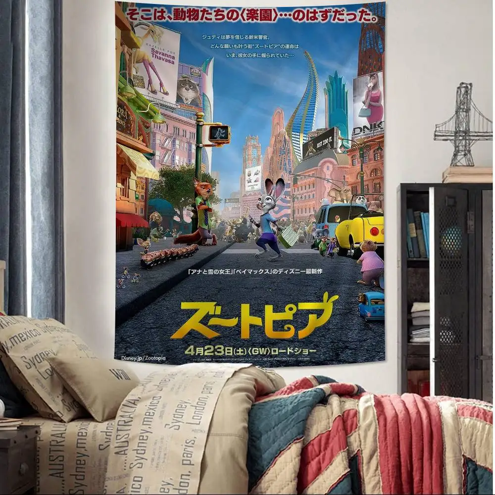 Zootopia Fox Nick Wilde Best Selling Tapestry