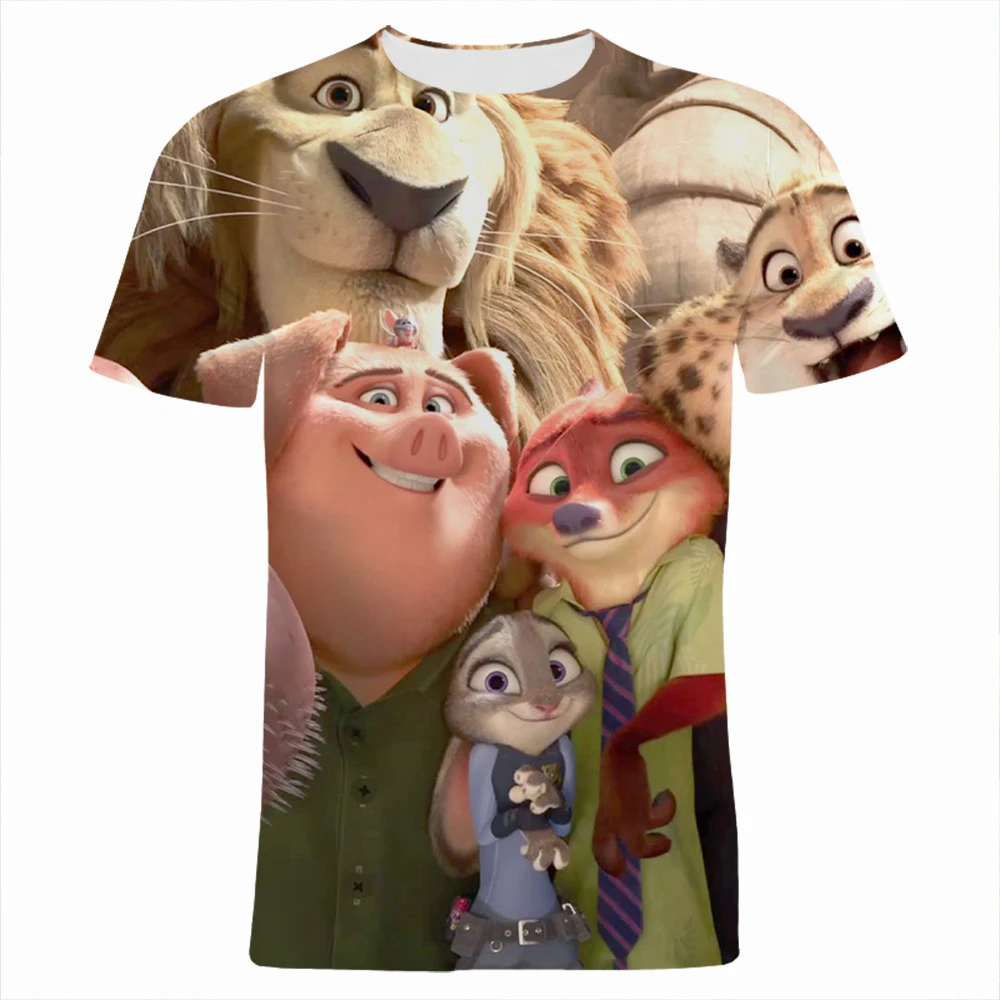 Must Own Zootopia 3D Printing T Shirt