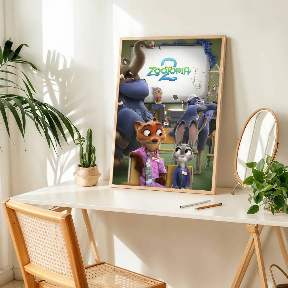 Cute For Living Room Z-zootopia 2 Wall Art