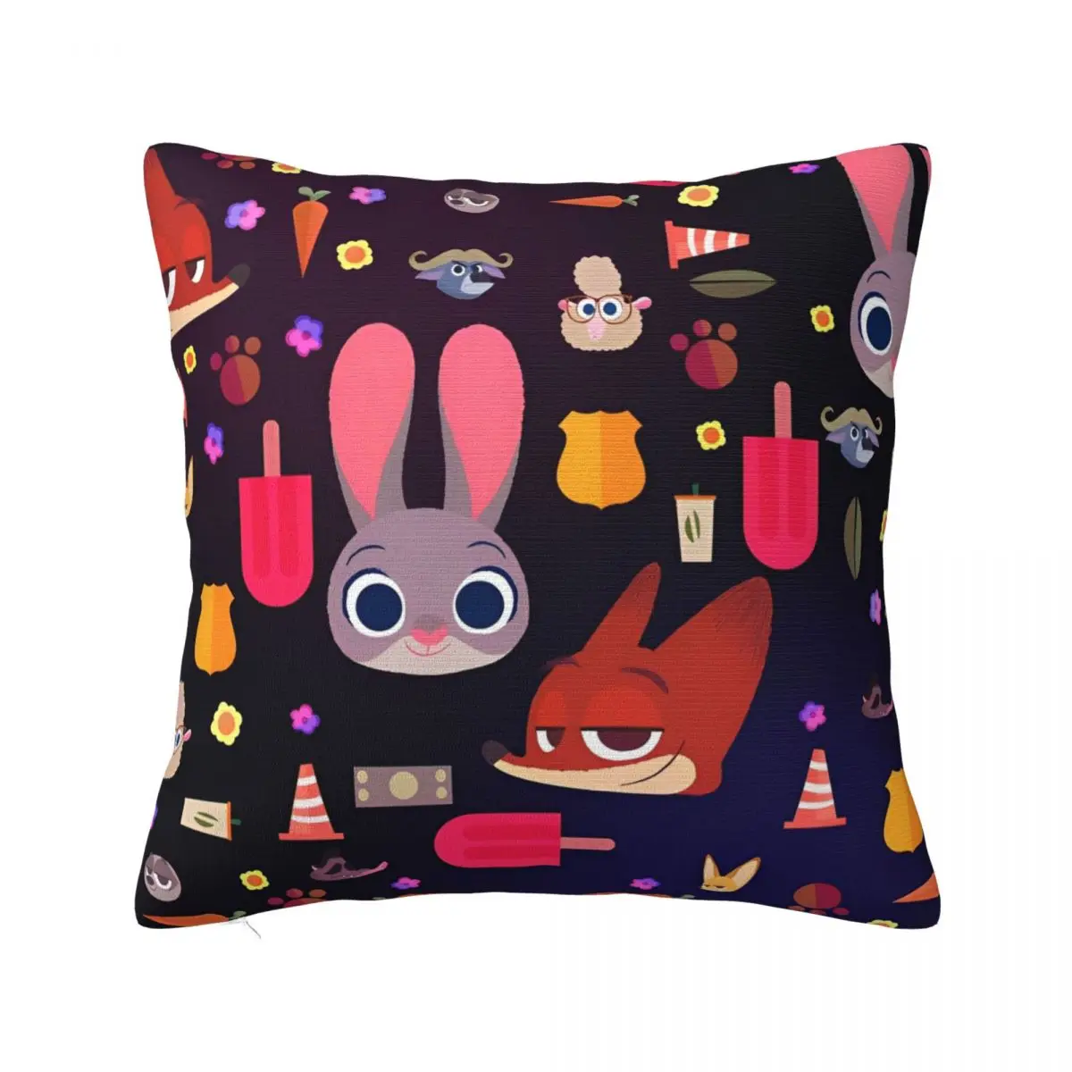 Zootopias Merchandise Printed Polyester Throw Pillow