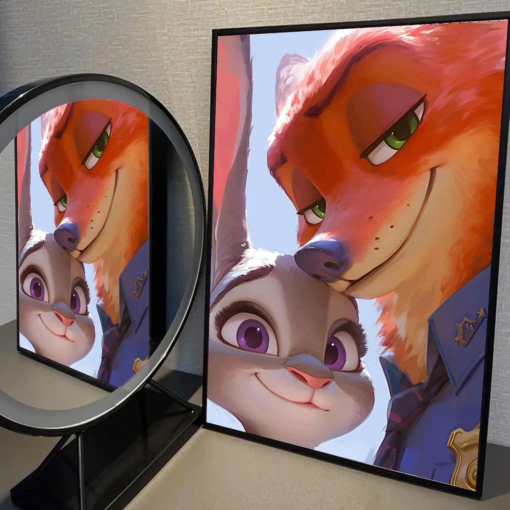 Zootopia Nick Judy Best Selling  Wall Art