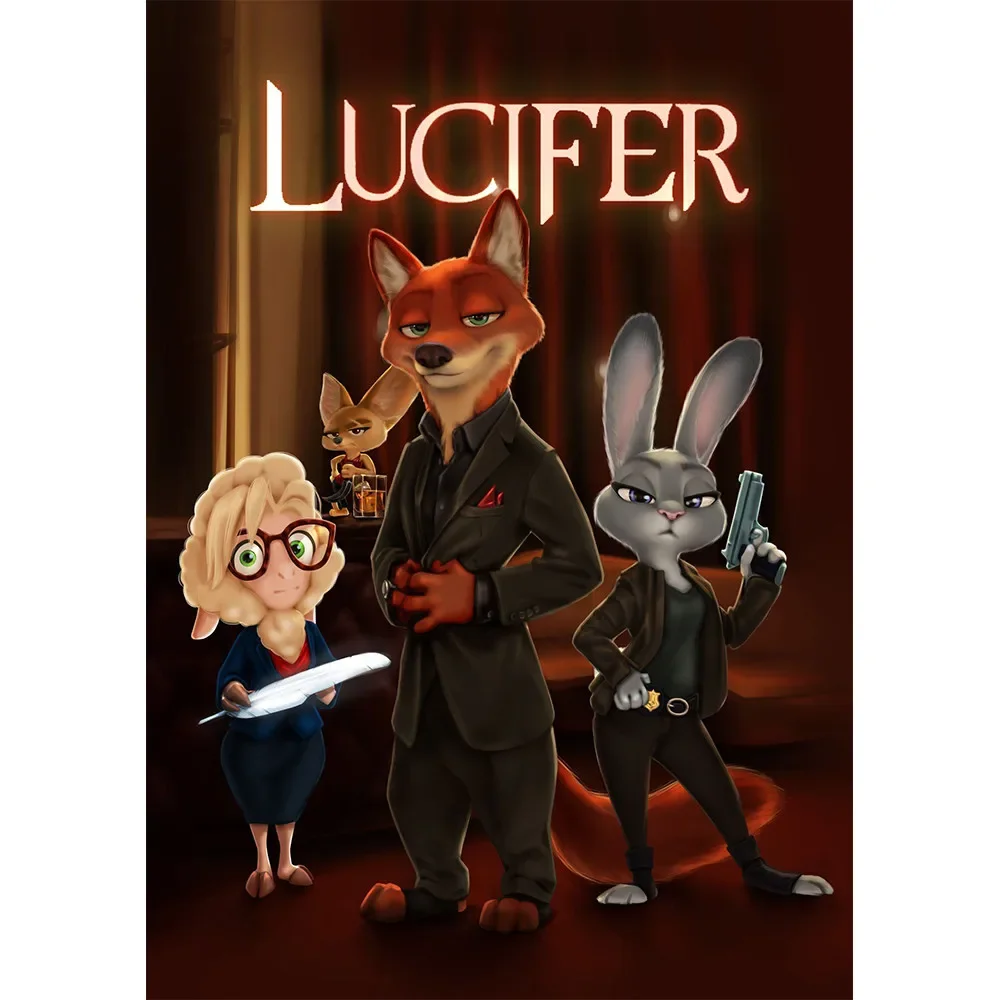 Zootopia Fox Wall Art Painting Poster