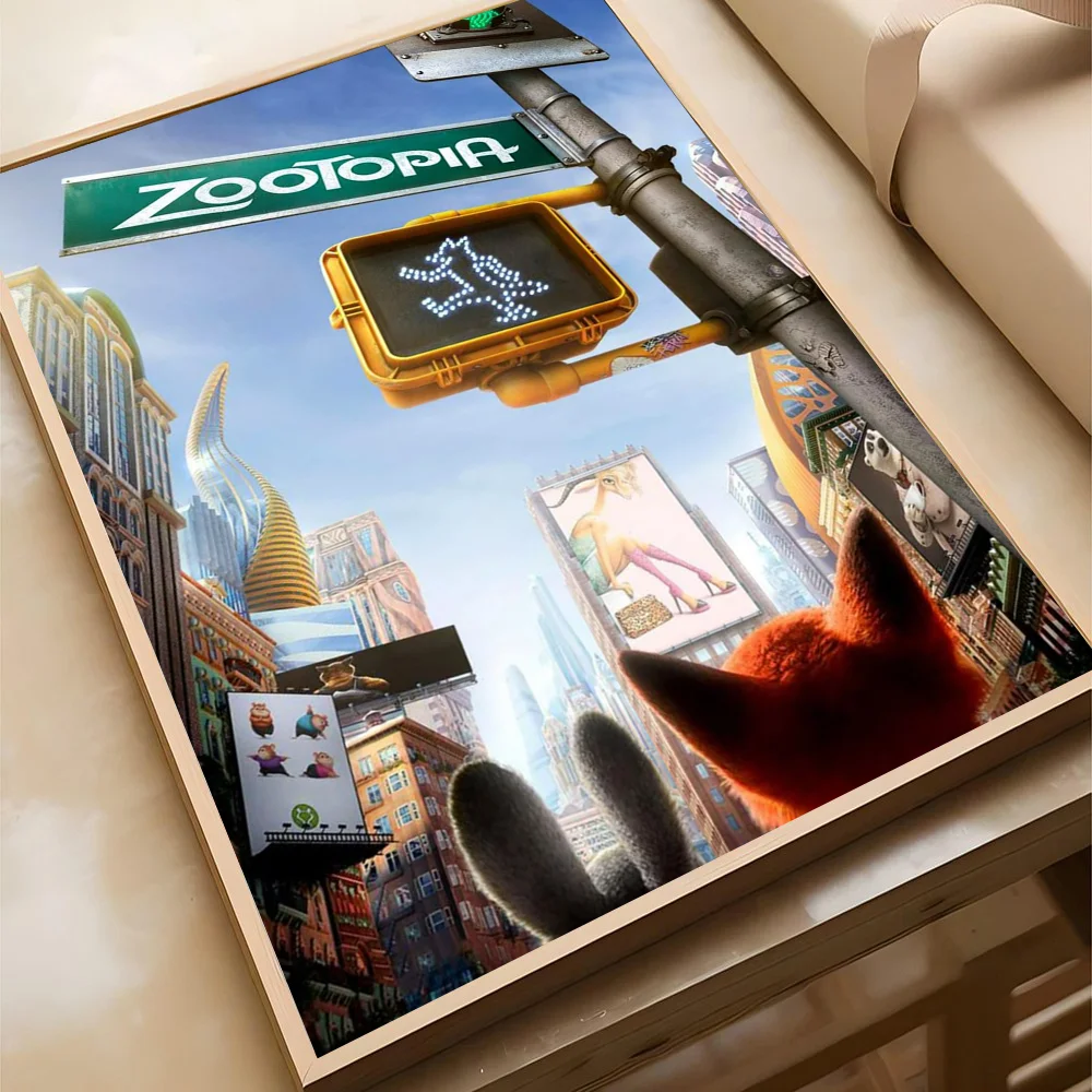 Zootopia Character Vivid Poster Wall Art