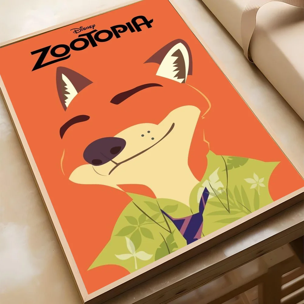 Zootopia Cartoon Best Movie Poster Wall Art