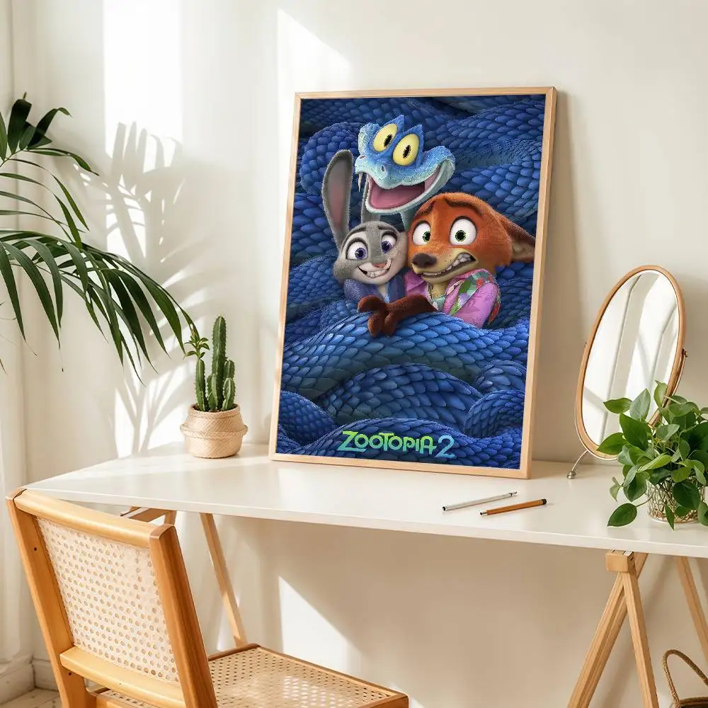 Nick And Judy Z-zootopia 2 Wall Art