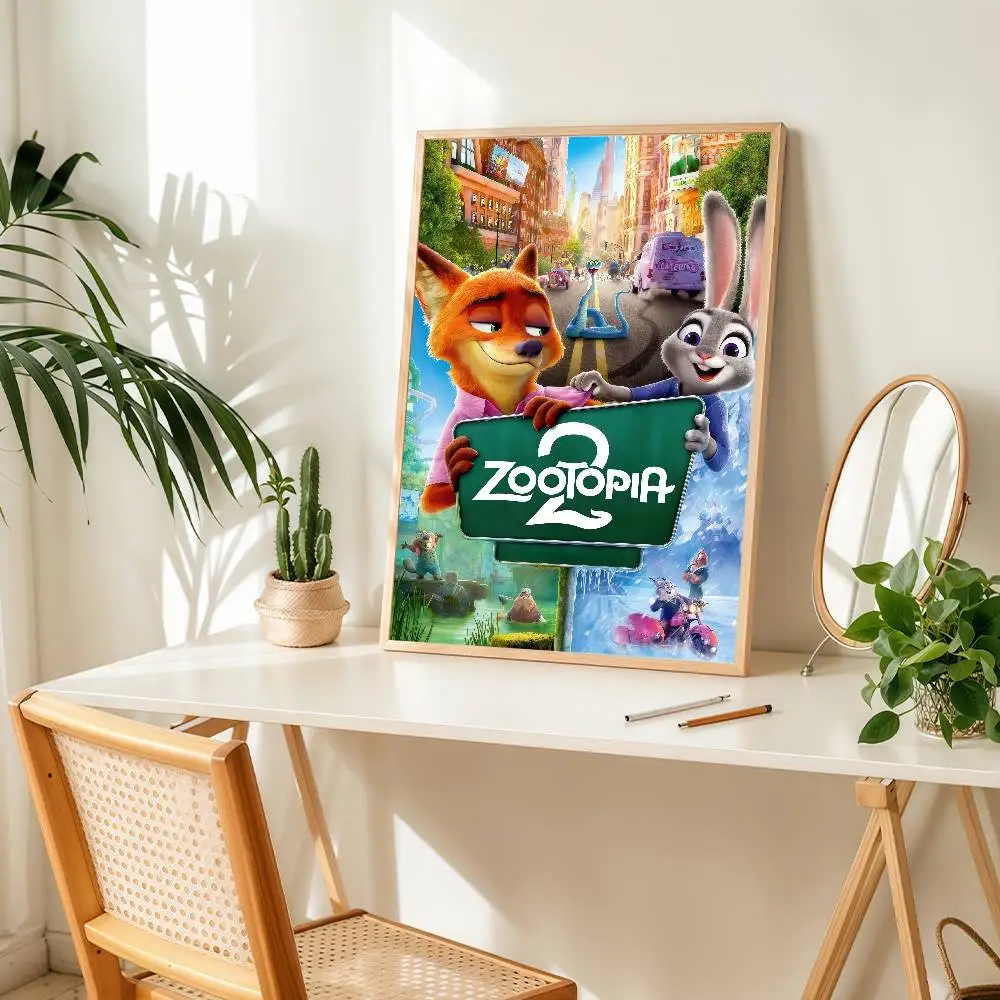 Cute Animals Z-zootopia 2 Wall Art