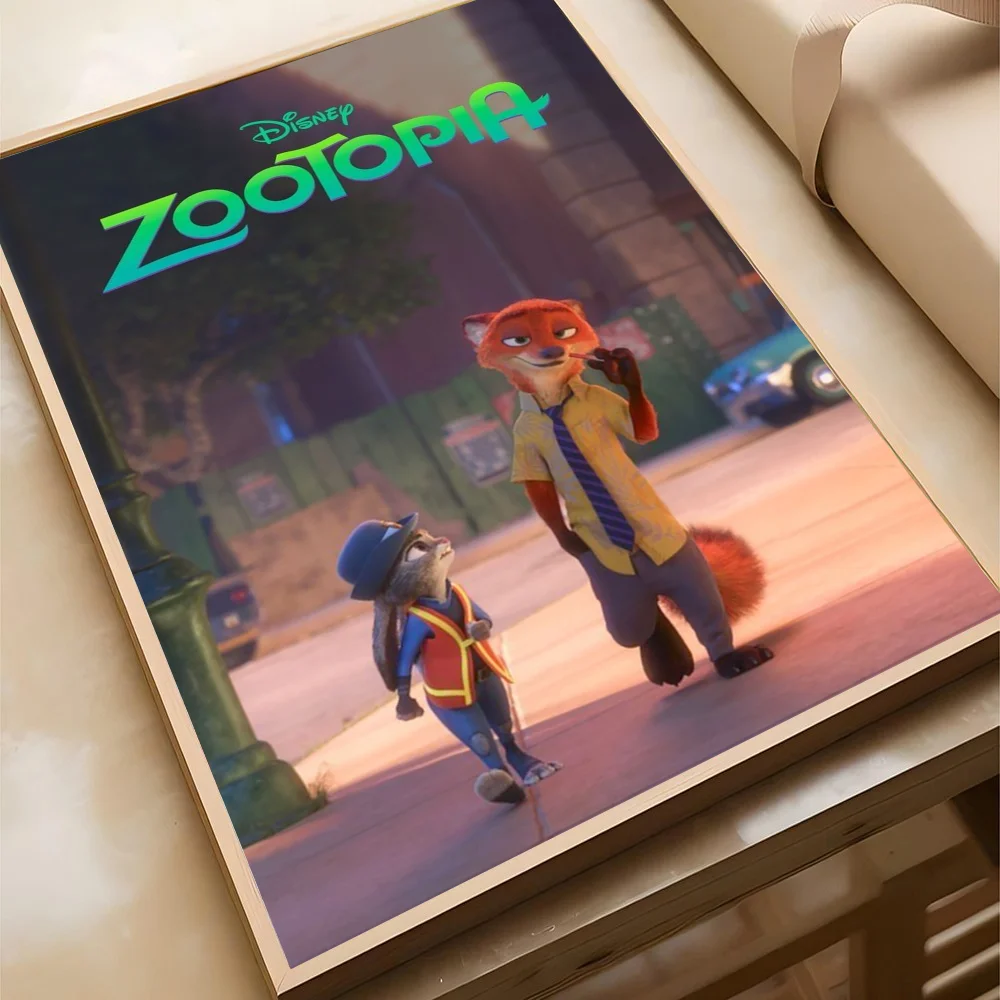 Zootopia Cartoon Standard Film Poster Wall Art