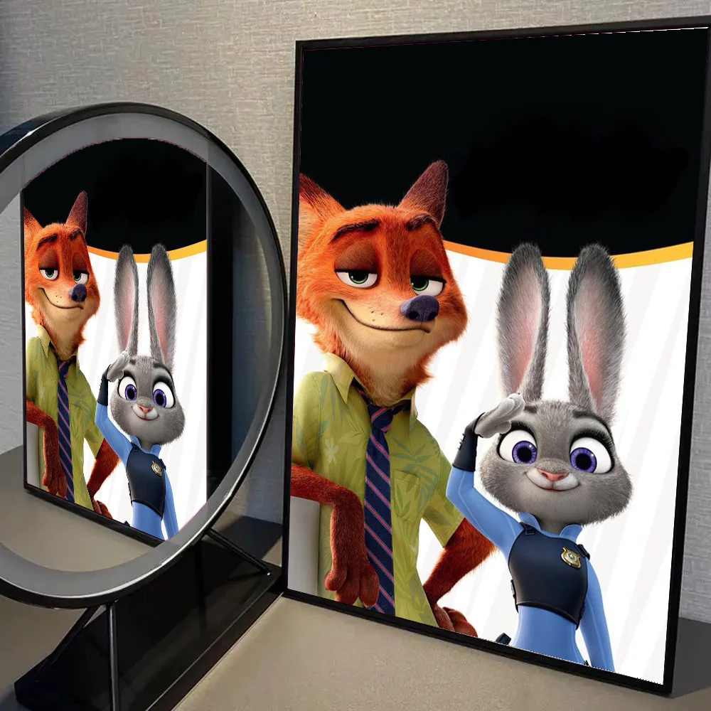 Zootopia Nick Judy Best Moment  Wall Art