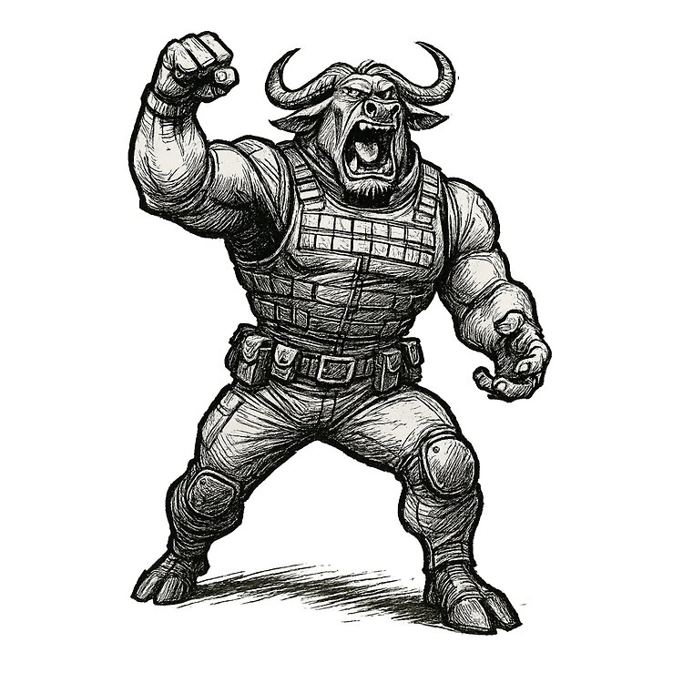 Chief Bogo In Tactical Gear Tote Bag - Image 2