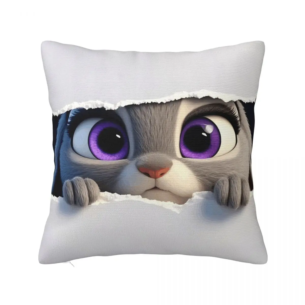 Zootopias Judy Printed Fabric Throw Pillow