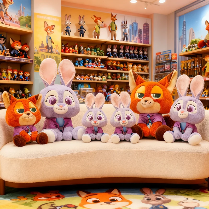Zootopia 2 Fox Nick Rabbit Judy Plush - Image 3