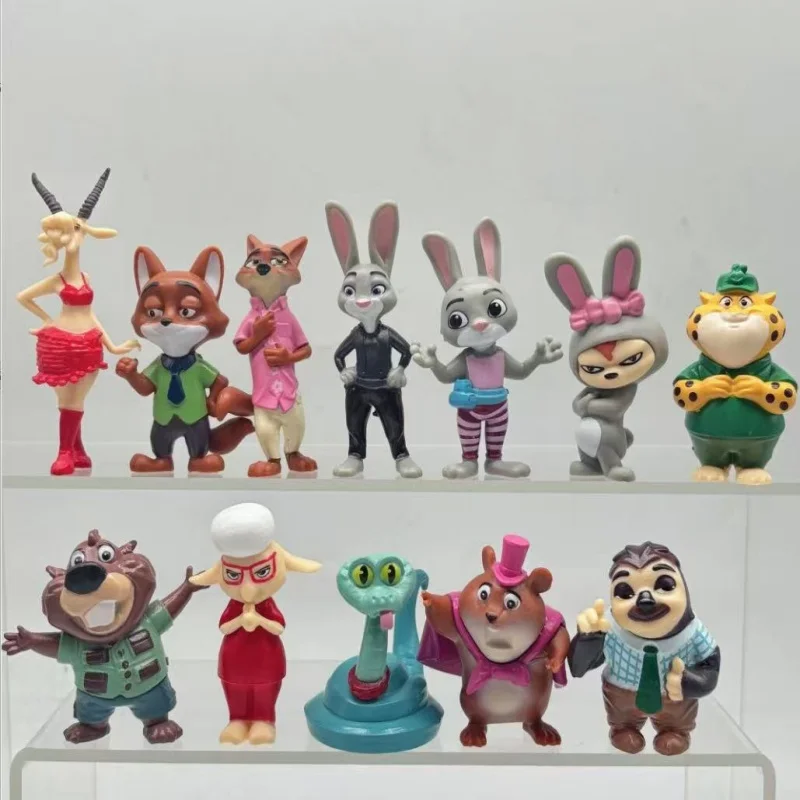 12pcs/Set Zootopia 2 Action Figure