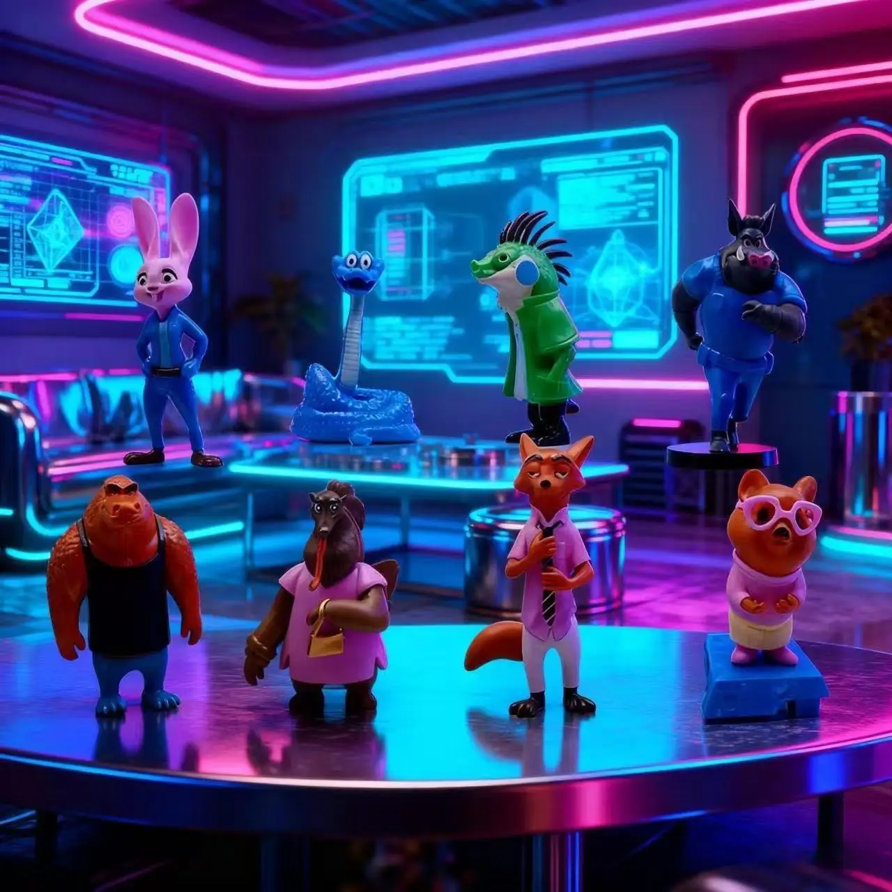 The latest 2026 Zootopia 8pcs great gifts figure