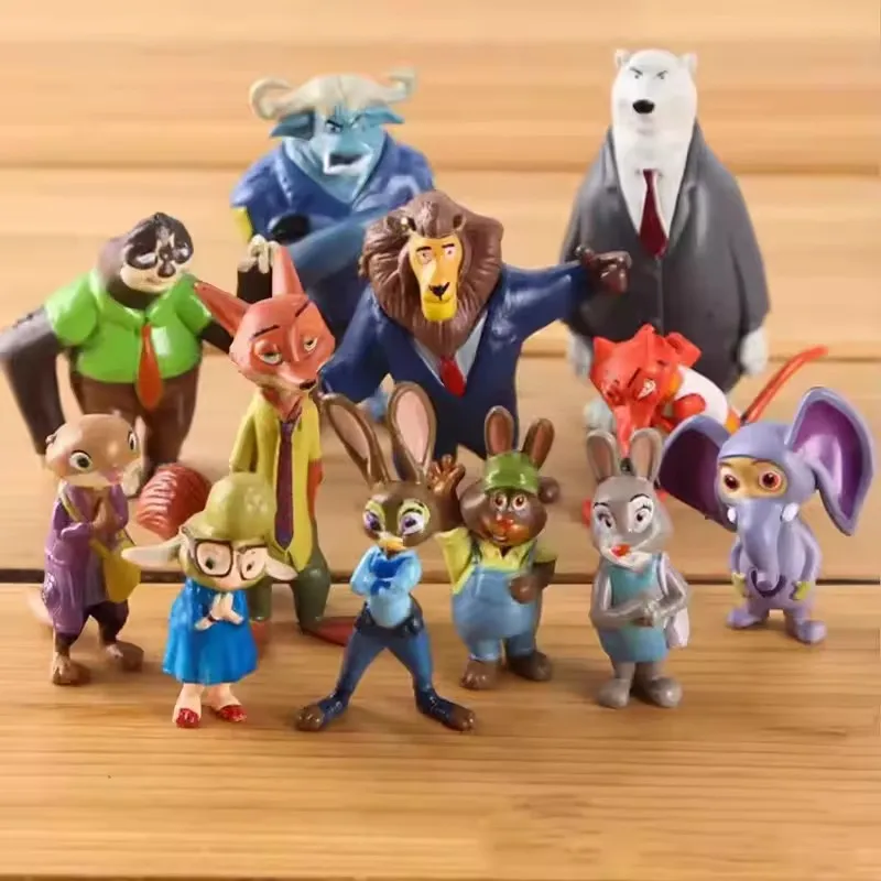 New Amazing 12pcs/set Zootopia Figure