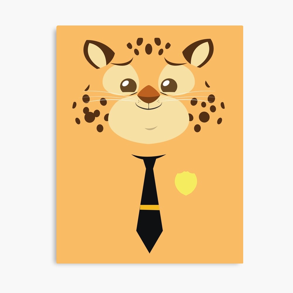 Stylized Ghepard Clawhauser Poster