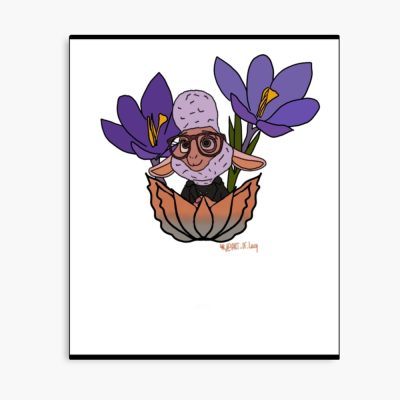 Naughty Sheep Flower Zootopia Poster