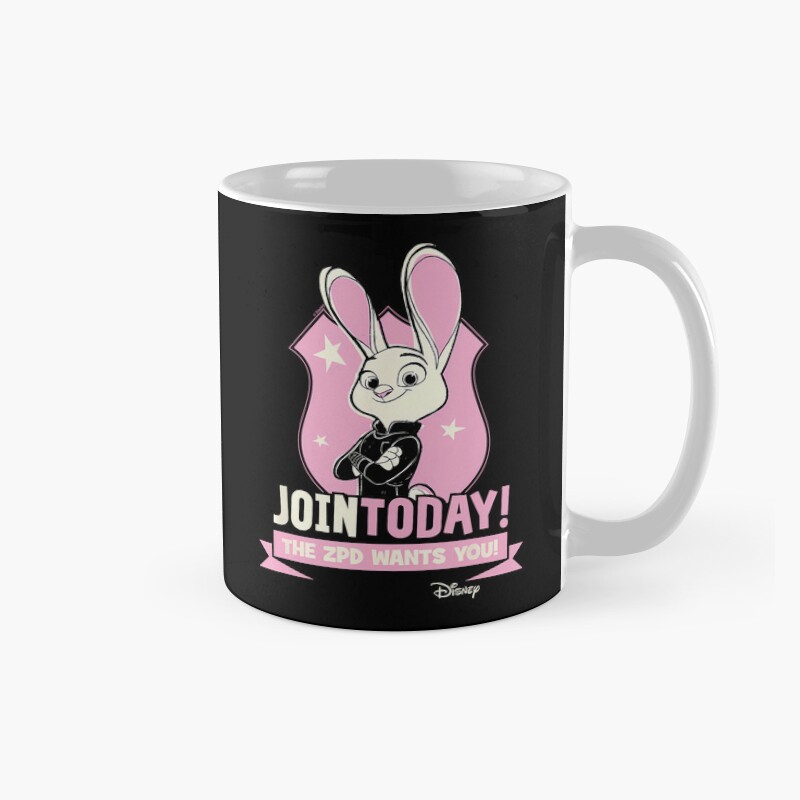 Funny City Animals Friends Big Vintage Cartoon In Mug