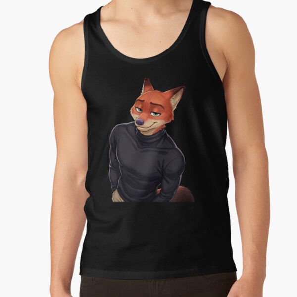 Nick Wilde Zootopia Movie Character Design Tank Top - Image 4