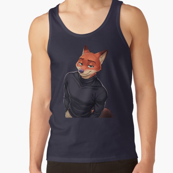 Nick Wilde Zootopia Movie Character Design Tank Top - Image 6