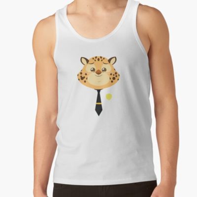 Stylized Ghepard Clawhauser Tank Top