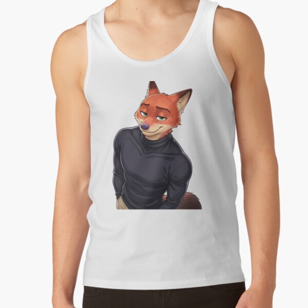Nick Wilde Zootopia Movie Character Design Tank Top