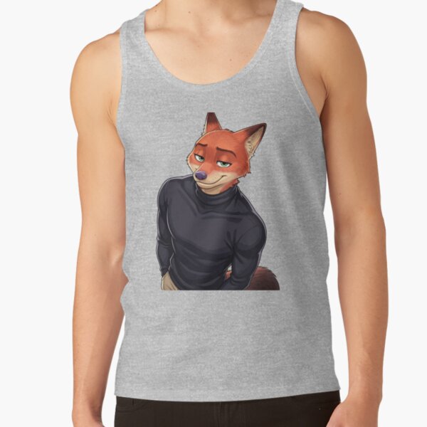 Nick Wilde Zootopia Movie Character Design Tank Top - Image 2