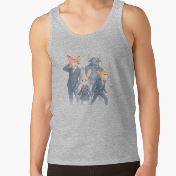 Zootopia Anime Tank Top - Image 2