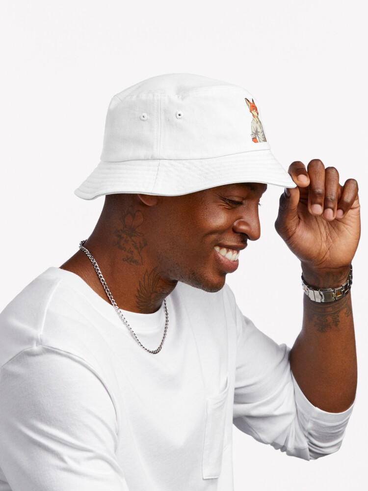 Fox Character Fanart Nick From Zootopia Bucket Hat - Image 3