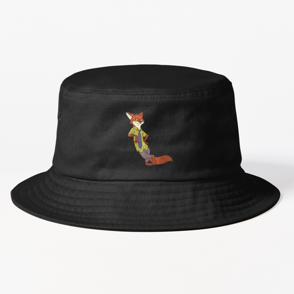 Nick Wilde Cool Fox Charming Character Bucket Hat