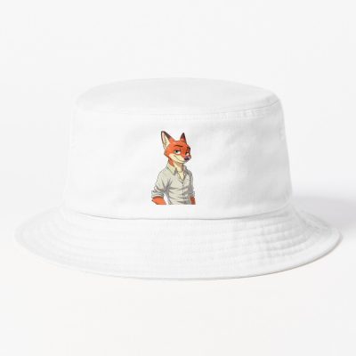 Fox Character Fanart Nick From Zootopia Bucket Hat
