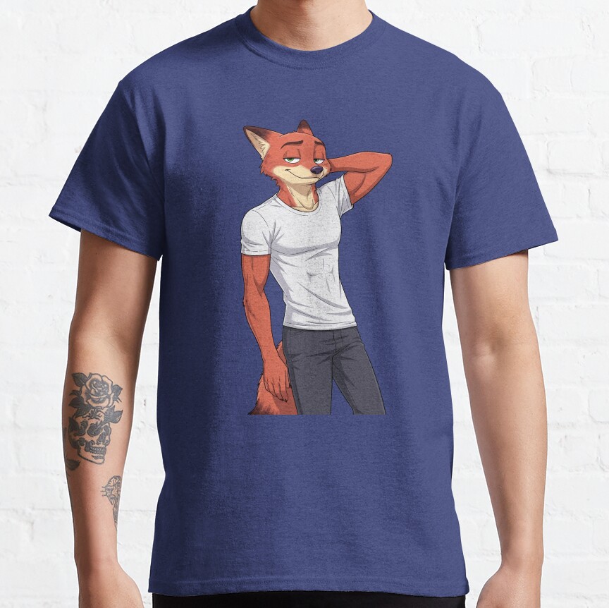 Nick Wilde Zootopia Movie Best Artwork T-Shirt - Image 4