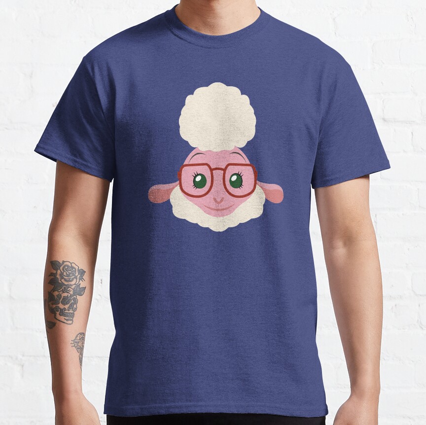 Stylized Sheep Bellwhetter T-Shirt - Image 7