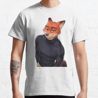 Nick Wilde Zootopia Fox Movie Character Design T-Shirt