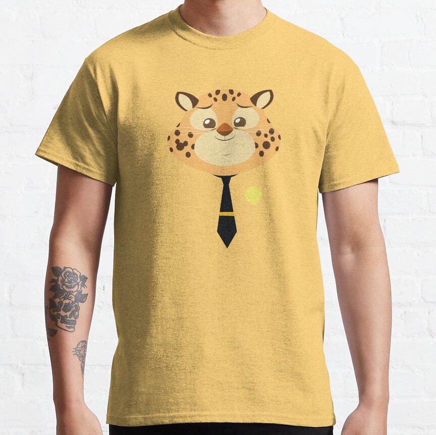 Stylized Ghepard Clawhauser T-Shirt - Image 7