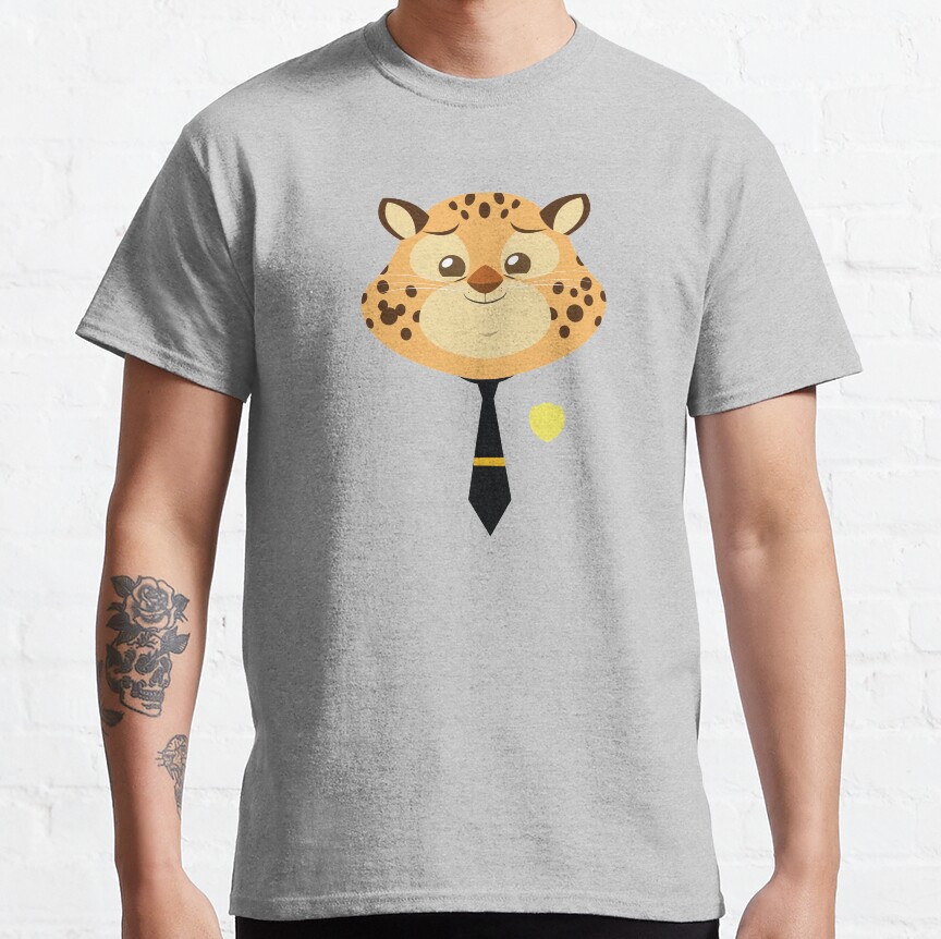 Stylized Ghepard Clawhauser T-Shirt - Image 5