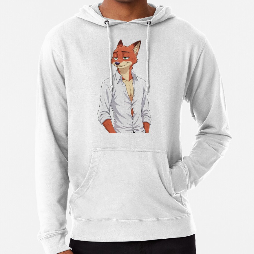 Nick Wilde Furry Design Hoodie