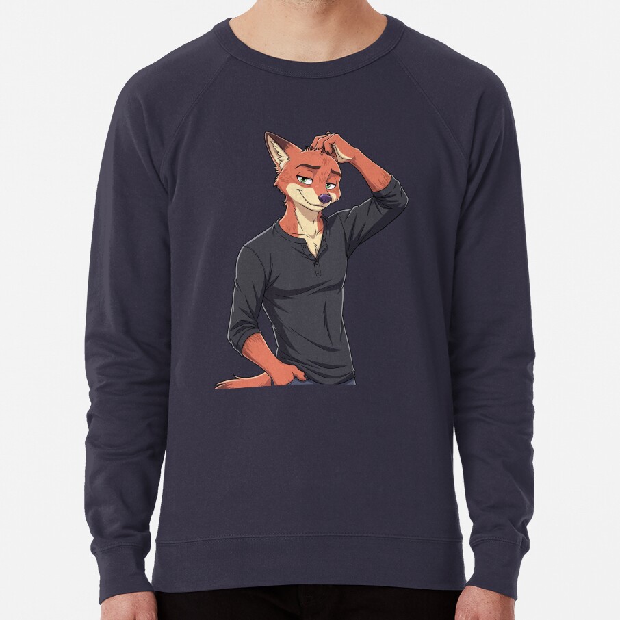 Zootopia Fox Nick Wilde Furry Artwork Sweatshirt - Image 5
