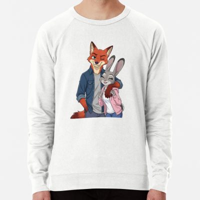Nick And Judy Together Furry Relationship Artwork Sweatshirt