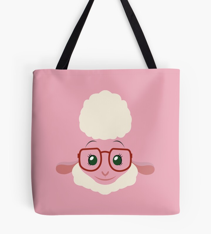 Stylized Sheep Bellwhetter Tote Bag