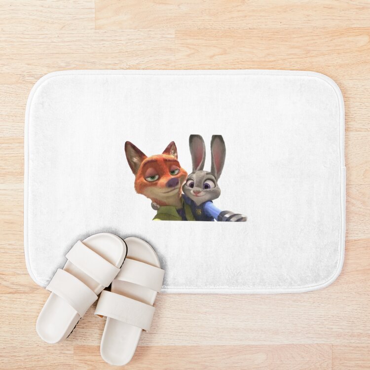 Nick Wilde And Judy Hopps Zootropolis Bath Mat - Image 3
