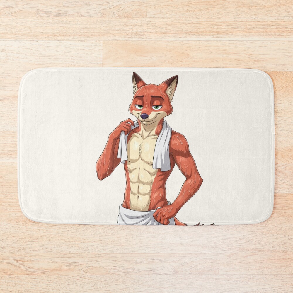 Zootopia Nick Wilde Fox Zootropolis Movie Bath Mat