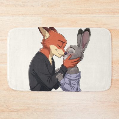 Nick And Judy Zootopia Funny Design Bath Mat