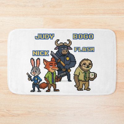 Zootopia Retro Arcade Bath Mat