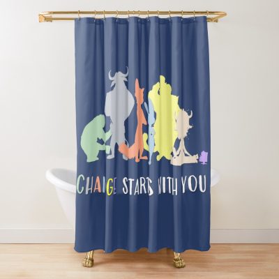 Change Starts With You Shower Curtain