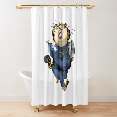 Cute Clawhaser Shower Curtain