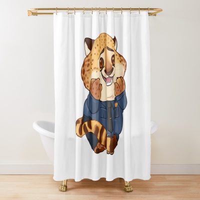 Benjamin Clawhaser Shower Curtain