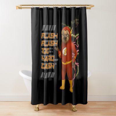 Flash Flash Parody Shower Curtain