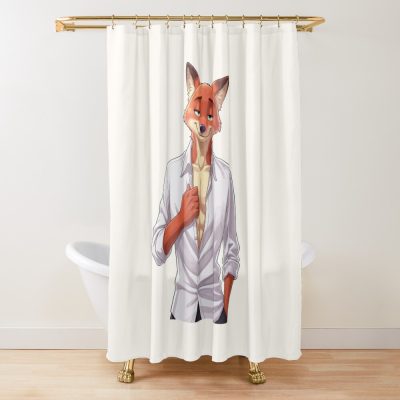 Nick Wilde Zootopia Design Art Shower Curtain